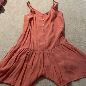 Burnt orange romper
